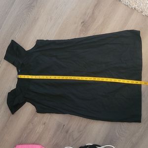 Black Ruffle Sleeve Summer Mini